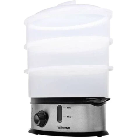 Tristar VS-3914 Vaporiera Acciaio Inox, Nero 4 Tristar VS-3914 Vaporiera Acciaio Inox, Nero - immagine 4
