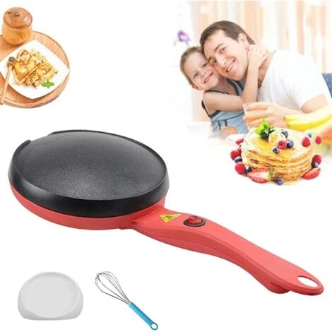 Trade Shop - Crepiera Macchina Per Crepes 600 Watt Con Manico Piastra 20 Cm Antiaderente 1 Trade Shop - Crepiera Macchina Per Crepes 600 Watt Con Manico Piastra 20 Cm Antiaderente