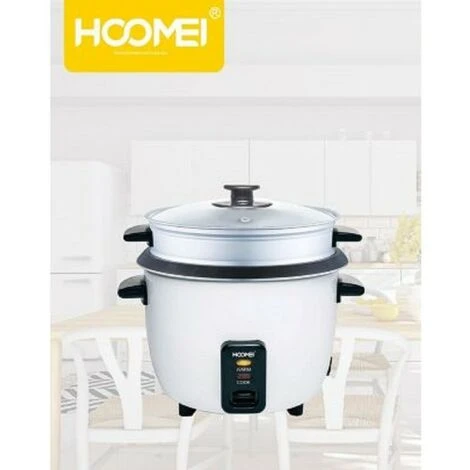 Trade Shop - Cuociriso Elettrico 400w Risottiera Con Vassoio Cottura Vapore 1 Lt Cuoci Riso 1 Trade Shop - Cuociriso Elettrico 400w Risottiera Con Vassoio Cottura Vapore 1 Lt Cuoci Riso