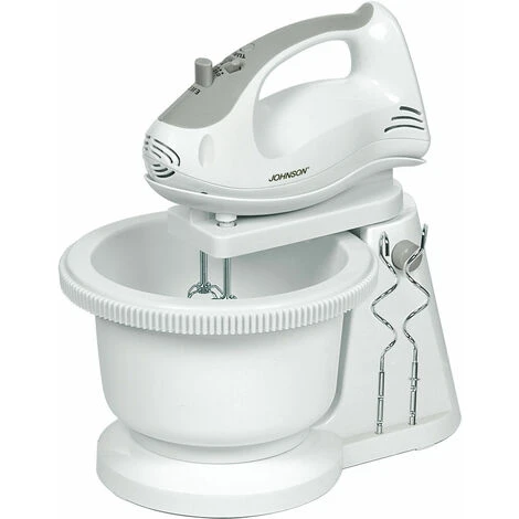 JOHNSON Sbattitore Frullatore Elettrico Con Ciotola Fruste Ganci Ad Immersione 3 JOHNSON Sbattitore Frullatore Elettrico Con Ciotola Fruste Ganci Ad Immersione - immagine 3