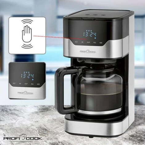 Profi Cook PC-KA 1169 Macchina Per Il Caffè Acciaio Inox, Nero Capacità Tazze=14 Caraffa In Vetro 3 Profi Cook PC-KA 1169 Macchina Per Il Caffè Acciaio Inox, Nero Capacità Tazze=14 Caraffa In Vetro - immagine 3