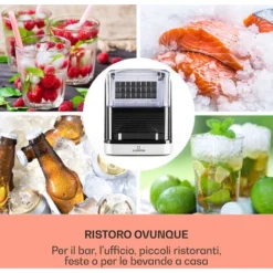 Klarstein Kristall Macchina Del Ghiaccio 2 Dimensioni Serbatoio Dell'acqua 2,5 L -Moulinex Negozio 14061896 3