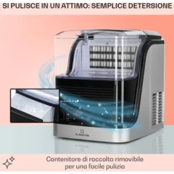 Klarstein Kristall Macchina Del Ghiaccio 2 Dimensioni Serbatoio Dell'acqua 2,5 L -Moulinex Negozio 14061896 5