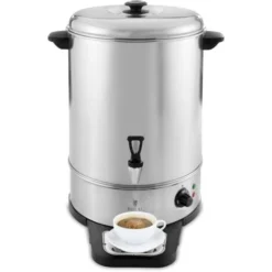 Bollitore Professionale Dispenser 30 Litri Vaschetta Di Raccolta In Acciao Inox