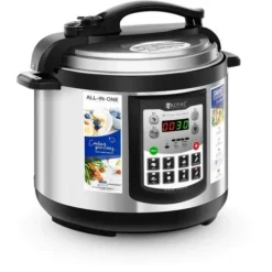 Pentola A Pressione Elettrica Acciaio Inox Antiaderente Capienza Max 5 Litri