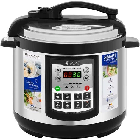 Pentola A Pressione Elettrica Acciaio Inox Antiaderente Capienza Max 5 Litri 2 Pentola A Pressione Elettrica Acciaio Inox Antiaderente Capienza Max 5 Litri - immagine 2