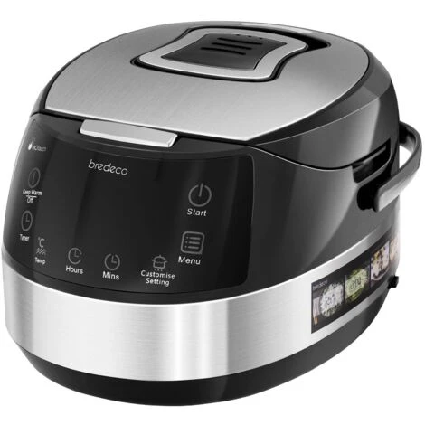 Multicooker A Vapore Per Zuppe Pentola Antiaderente Con 16 Programmi Timer 5 L 4 Multicooker A Vapore Per Zuppe Pentola Antiaderente Con 16 Programmi Timer 5 L - immagine 4