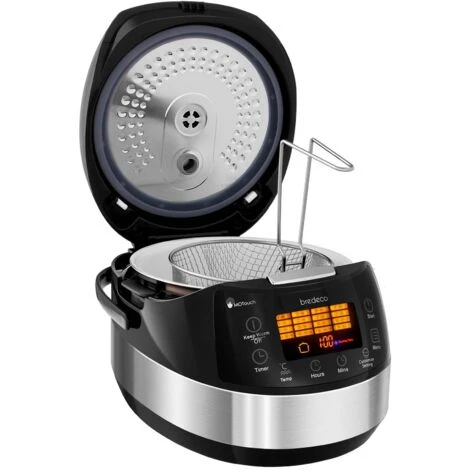 Multicooker A Vapore Per Zuppe Pentola Antiaderente Con 16 Programmi Timer 5 L 5 Multicooker A Vapore Per Zuppe Pentola Antiaderente Con 16 Programmi Timer 5 L - immagine 5