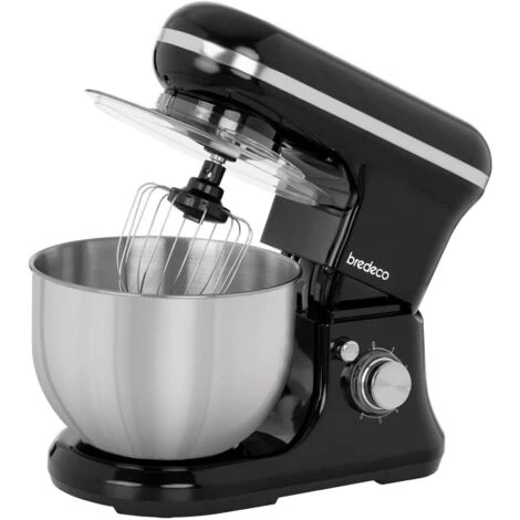 Robot Da Cucina Mixer Planetaria Impastatrice Sbattitore 1.200 W 5 Litri Nero 2 Robot Da Cucina Mixer Planetaria Impastatrice Sbattitore 1.200 W 5 Litri Nero - immagine 2