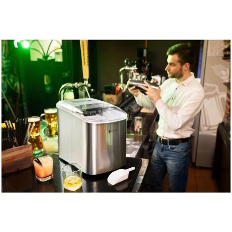 Macchina Del Ghiaccio Fabbricatore Di Ghiaccio 2,2 L Produzione Di 8 Kg 4 Macchina Del Ghiaccio Fabbricatore Di Ghiaccio 2,2 L Produzione Di 8 Kg - immagine 4