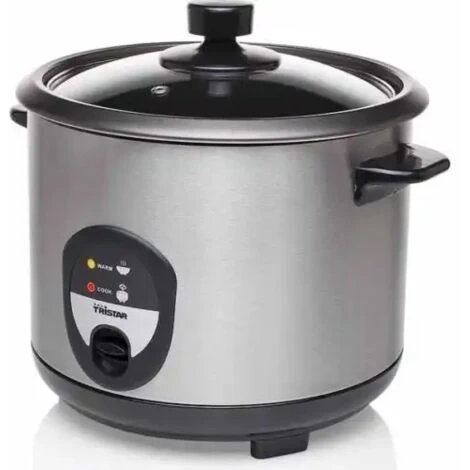 Cuociriso Elettrico Cuoci Riso 1,5 Litri 500W Acciaio Inox Tristar RK-6127 2 Cuociriso Elettrico Cuoci Riso 1,5 Litri 500W Acciaio Inox Tristar RK-6127 - immagine 2