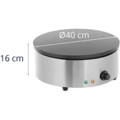 Crepiera Elettrica Inox Rcec-3000-R Dimensioni 40 X 40 X 16 Peso 14 60 Kg -Moulinex Negozio 16438203 5