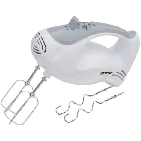 ZEPHIR SBATTITORE MIXER ELETTRICO CON FRUSTE 250 W BIANCO 1 ZEPHIR SBATTITORE MIXER ELETTRICO CON FRUSTE 250 W BIANCO