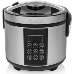 Pentola Cuociriso Digitale Multiuso 500 W 1,5 L Acciaio Inox Tristar