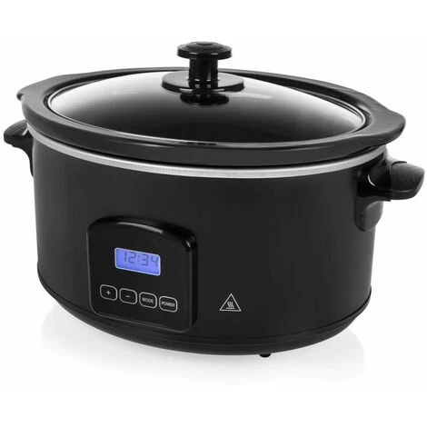 Pentola Slow Cooker 210 W 4,5 L Nera Tristar 2 Pentola Slow Cooker 210 W 4,5 L Nera Tristar - immagine 2