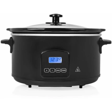 Pentola Slow Cooker 210 W 4,5 L Nera Tristar 3 Pentola Slow Cooker 210 W 4,5 L Nera Tristar - immagine 3