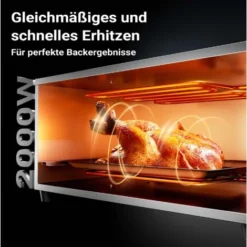 Forno Per Pizza In Acciaio Inox, 2000W, 350°C Fornetto Elettrico 9 Forno Per Pizza In Acciaio Inox, 2000W, 350°C Fornetto Elettrico -Moulinex Negozio 17613621 5