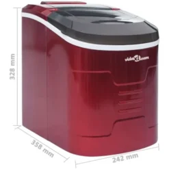Macchina Per Il Ghiaccio Rossa 2,4 L 15 Kg / 24 H VidaXL -Moulinex Negozio 18977662 3