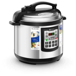 Pentola A Pressione Elettrica Acciaio Inox Antiaderente Capienza Max 8 Litri