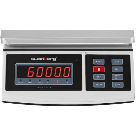 Bilancia Da Tavolo Di Precisione Digitale Uso Interno A Batteria LED 6 Kg/0,2 G 2 Bilancia Da Tavolo Di Precisione Digitale Uso Interno A Batteria LED 6 Kg/0,2 G - immagine 2