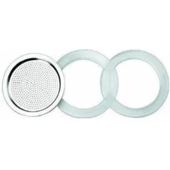 Ilsa Carmencita Lavazza Guarnizioni In Silicone Con Filtro Di Ricambio Originale Per Caffettiera 3 Tazze