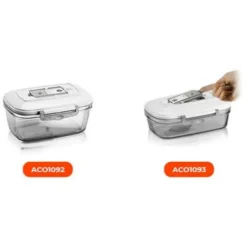 MagicVac Contenitore Rettangolare Per Alimenti Linea Family (ACO1092)