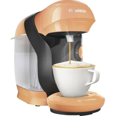 Bosch Haushalt Style TAS1106 Arancione Macchina Per Caffè Con Capsule One Touch, Regolabile In Altezza 3 Bosch Haushalt Style TAS1106 Arancione Macchina Per Caffè Con Capsule One Touch, Regolabile In Altezza - immagine 3