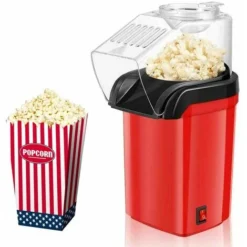 Macchina Per Popcorn Elettrica 1200w Ad Aria Calda Senza Grassi
