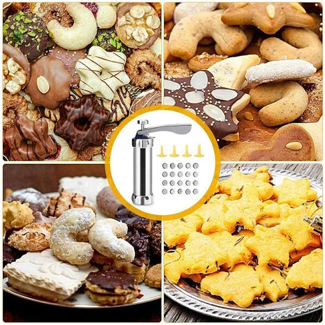 Macchina Sparabiscotti Manuale Pressa Pasta Frolla Biscotti Decora Torte 3 Macchina Sparabiscotti Manuale Pressa Pasta Frolla Biscotti Decora Torte - immagine 3