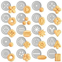 Macchina Sparabiscotti Manuale Pressa Pasta Frolla Biscotti Decora Torte 9 Macchina Sparabiscotti Manuale Pressa Pasta Frolla Biscotti Decora Torte -Moulinex Negozio 33482012 5