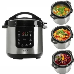 Pentola A Pressione Elettrica 1500W 6lt Acciaio Antiaderente 8 Cotture Timer 9 Pentola A Pressione Elettrica 1500W 6lt Acciaio Antiaderente 8 Cotture Timer -Moulinex Negozio 33776938 5