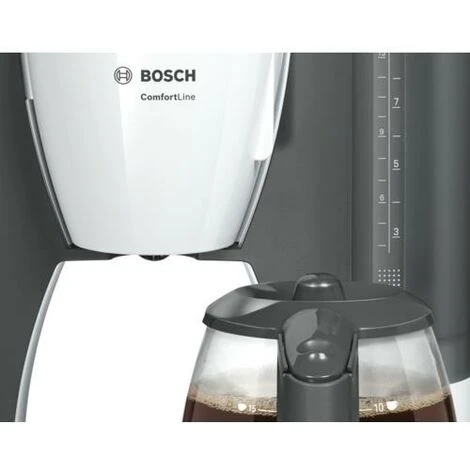 Bosch Comfort Line TKA6A041 - Macchina Per Il Caffè Con Filtro E A Goccia, 1200 W, Grigio 1 Bosch Comfort Line TKA6A041 - Macchina Per Il Caffè Con Filtro E A Goccia, 1200 W, Grigio