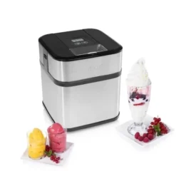 Ice Cream Maker Macchina Per Gelato Gelatiera Princess 1.5 Litri In Acciaio Inox