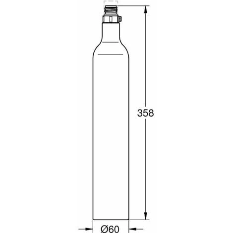 Grohe Ricambi - Bombola CO2 425g Per Grohe Blue 40422000 2 Grohe Ricambi - Bombola CO2 425g Per Grohe Blue 40422000 - immagine 2
