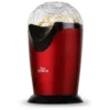 Macchina Per Popcorn Portatile Orbegozo. Rosso Metallizzato. Operazione Facile E Veloce. Popcorn In 3 Minuti Potenza 1000W.