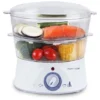 Vaporiera A 2 Contenitori E Un Contenitore Speciale Per Il Riso. Capacità 5 Litri. Potenza 400W