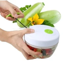 Trade Shop - Speedy Chopper Tagliatutto Manuale Frutta Verdura Affettatrice Taglia Trita