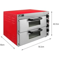 Forno Per Pizza A 2 Ripiani Pofessionale Per Bar Ristoranti Pizzeria Forno Elettrico A Doppio Ripiano Per Pizza Da 40cm 8 Forno Per Pizza A 2 Ripiani Pofessionale Per Bar Ristoranti Pizzeria Forno Elettrico A Doppio Ripiano Per Pizza Da 40cm -Moulinex Negozio 52871100 4