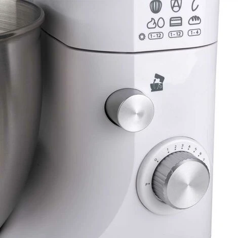 Alpina Impastatrice Planetaria Ciotola Acciaio 5 LT Impastatore Robot 800W Bianco 3 Alpina Impastatrice Planetaria Ciotola Acciaio 5 LT Impastatore Robot 800W Bianco - immagine 3