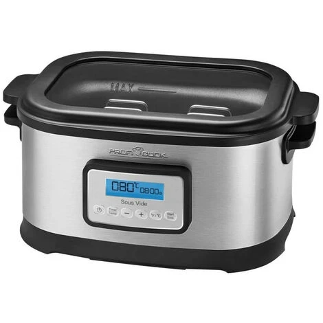 Pentola Per Cottura Lenta In Acciaio Da 8,5L 520w SV 1112 1 Pentola Per Cottura Lenta In Acciaio Da 8,5L 520w SV 1112