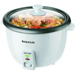 Taurus Cuociriso Pentola Vaporiera Antiaderente Da 1,8L