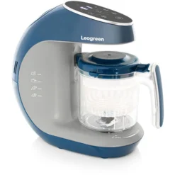 Leogreen Cuocipappa Bambini Robot Da Cucina Multifunzione 7 In 1 Cottura A Vapore, Omogeneizzatore, Frullatore, Riscalda, Sterilizzare, Scongela, Scaldabiberon, Pulizia Automatica, SENZA BPA