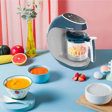 Leogreen Cuocipappa Bambini Robot Da Cucina Multifunzione 7 In 1 Cottura A Vapore, Omogeneizzatore, Frullatore, Riscalda, Sterilizzare, Scongela, Scaldabiberon, Pulizia Automatica, SENZA BPA 5 Leogreen Cuocipappa Bambini Robot Da Cucina Multifunzione 7 In 1 Cottura A Vapore, Omogeneizzatore, Frullatore, Riscalda, Sterilizzare, Scongela, Scaldabiberon, Pulizia Automatica, SENZA BPA - immagine 5