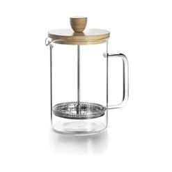 Lacor - 62168, Caffettiera Francese Wood, 6 Tazze, 0,8 Litri, Acciaio 18/10 -Moulinex Negozio 54616955 3