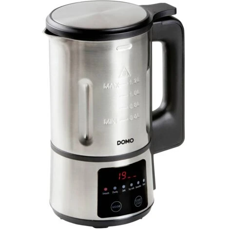 DOMO My Soup Express DO727BL Preparatore Per Zuppe E Minestre Acciaio Inox, Nero 1 DOMO My Soup Express DO727BL Preparatore Per Zuppe E Minestre Acciaio Inox, Nero