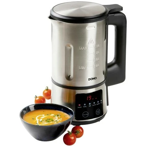 DOMO My Soup Express DO727BL Preparatore Per Zuppe E Minestre Acciaio Inox, Nero 4 DOMO My Soup Express DO727BL Preparatore Per Zuppe E Minestre Acciaio Inox, Nero - immagine 4