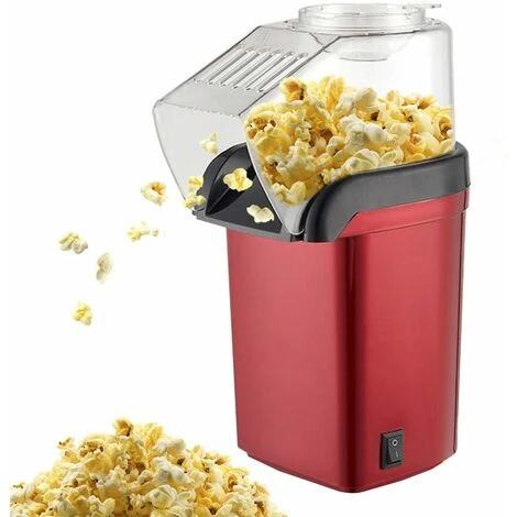 HIASDFLS Macchina Per Popcorn Macchina Per Popcorn 1200 W, Macchina Per Popcorn, Macchina Per Popcorn Ad Aria Calda Sana Senza Olio E Grassi (Rosso) 1 HIASDFLS Macchina Per Popcorn Macchina Per Popcorn 1200 W, Macchina Per Popcorn, Macchina Per Popcorn Ad Aria Calda Sana Senza Olio E Grassi (Rosso)