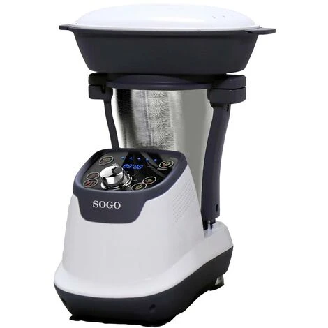SOGO Human Technology Robot Da Cucina 400 W, 800 W Nero, Acciaio Inox, Bianco 1 SOGO Human Technology Robot Da Cucina 400 W, 800 W Nero, Acciaio Inox, Bianco
