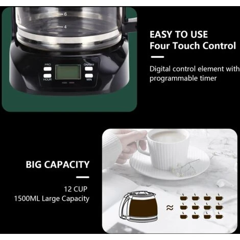 MACCHINA PER CAFFE' AMERICANO TE' FILTRO AIGOSTAR 5 MACCHINA PER CAFFE' AMERICANO TE' FILTRO AIGOSTAR - immagine 5