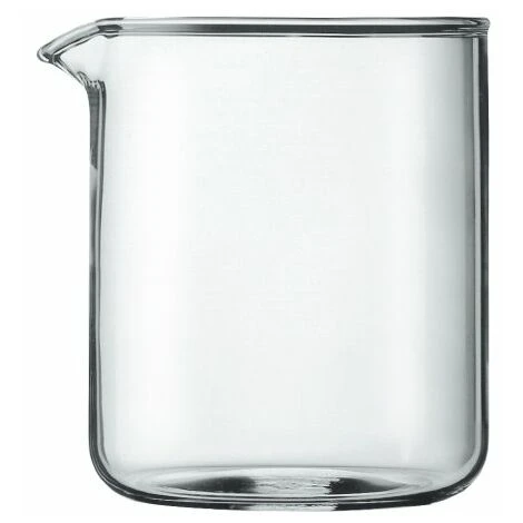 BODUM BOCCALE DI RICAMBIO PER CAFFETTIERA FRENCH PRESS DA 4 TAZZE, 0,5 L, DIAMETRO: 9,6 CM, ALTEZZA: 12,5 CM 1 BODUM BOCCALE DI RICAMBIO PER CAFFETTIERA FRENCH PRESS DA 4 TAZZE, 0,5 L, DIAMETRO: 9,6 CM, ALTEZZA: 12,5 CM